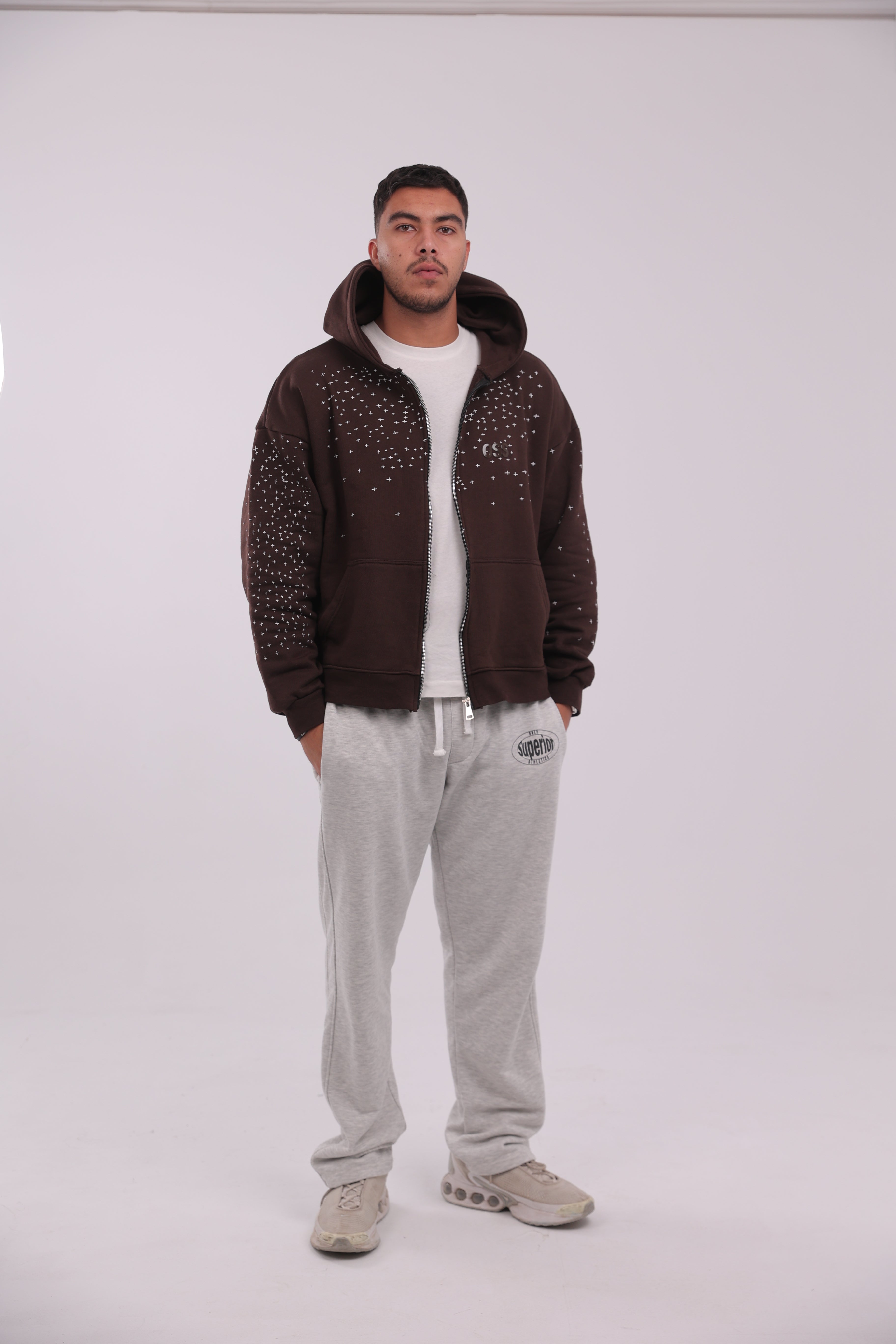 Stardust Brown Zip Up