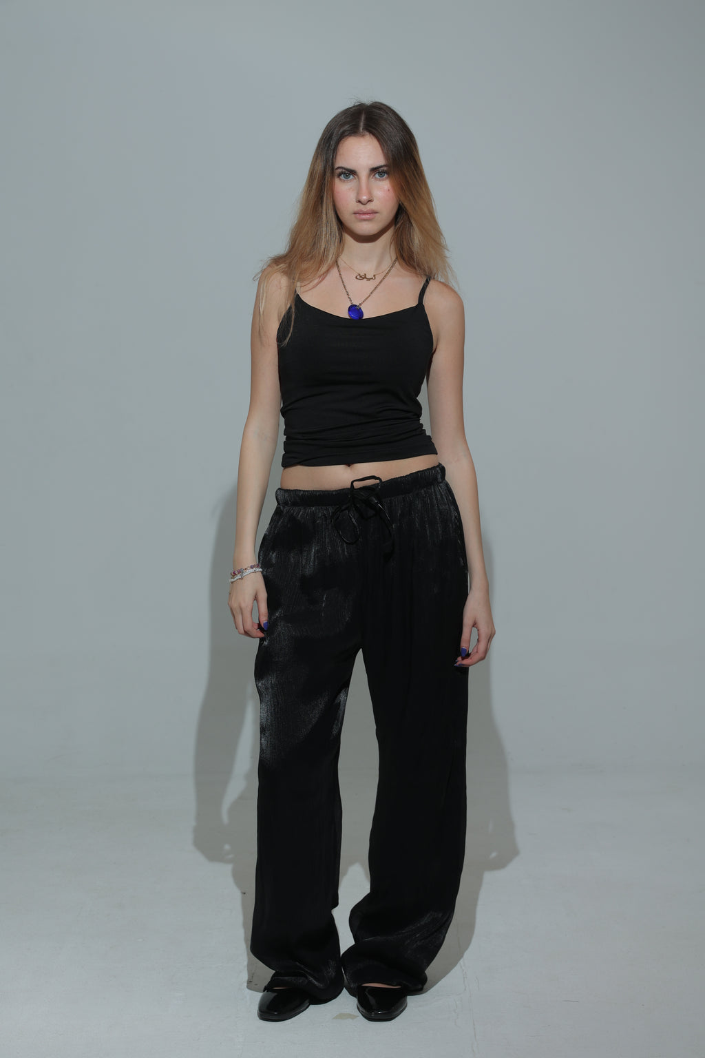 Silque Flow Trousers in Bespoke Black