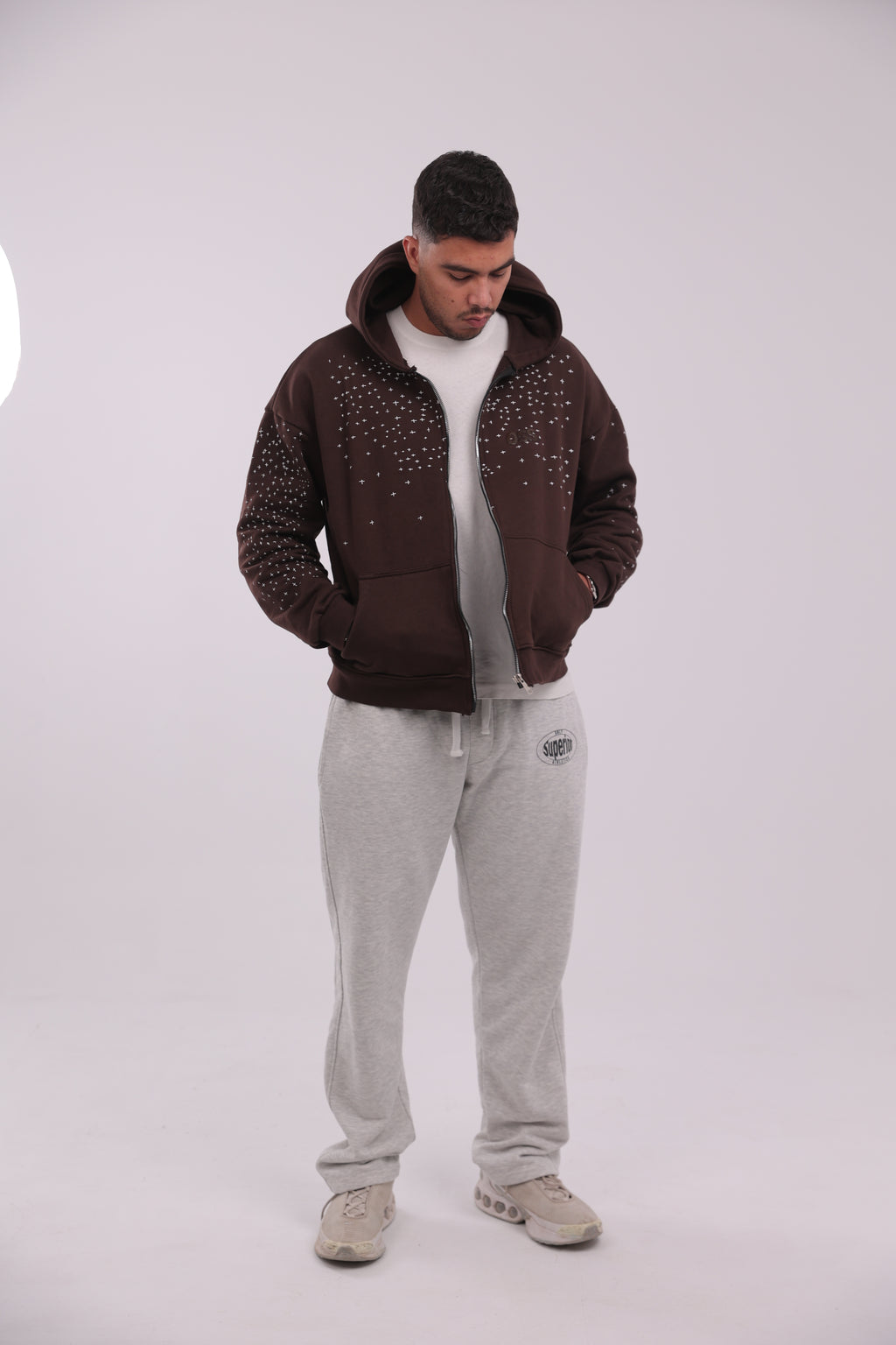 Stardust Brown Zip Up