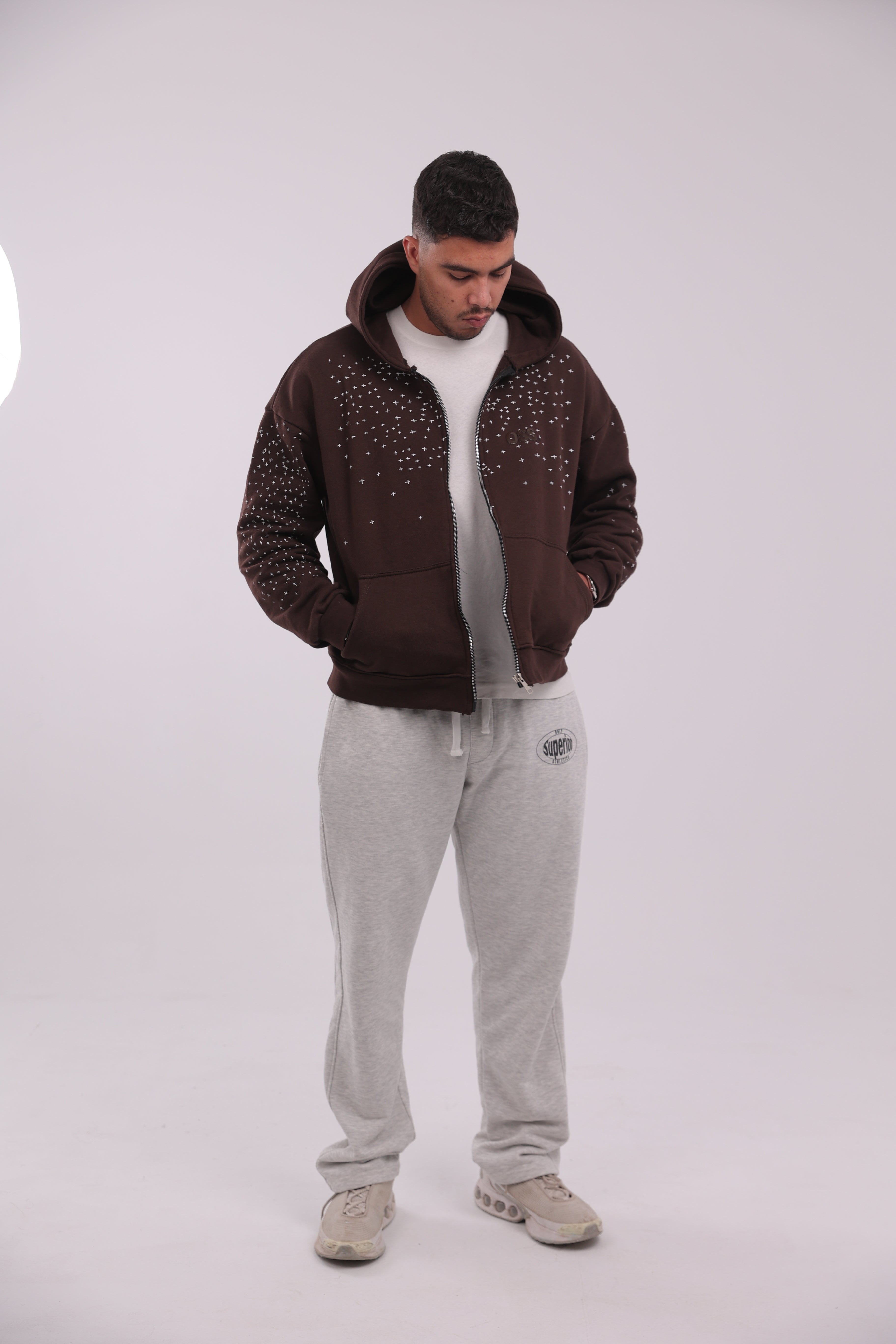 Stardust Brown Zip Up