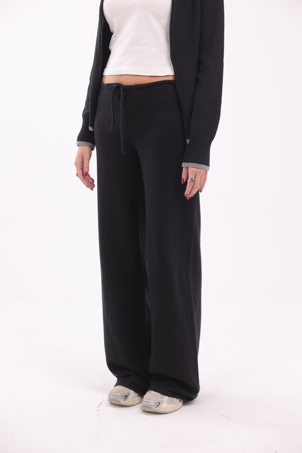 Capucine Knit Pants in Black