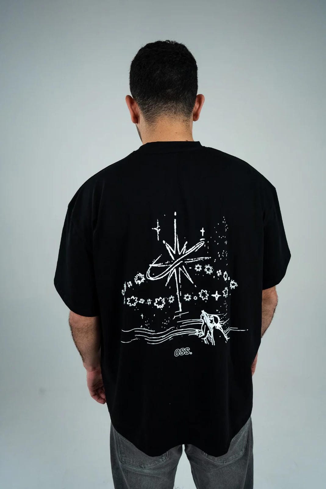 OSS Tee in Black and White